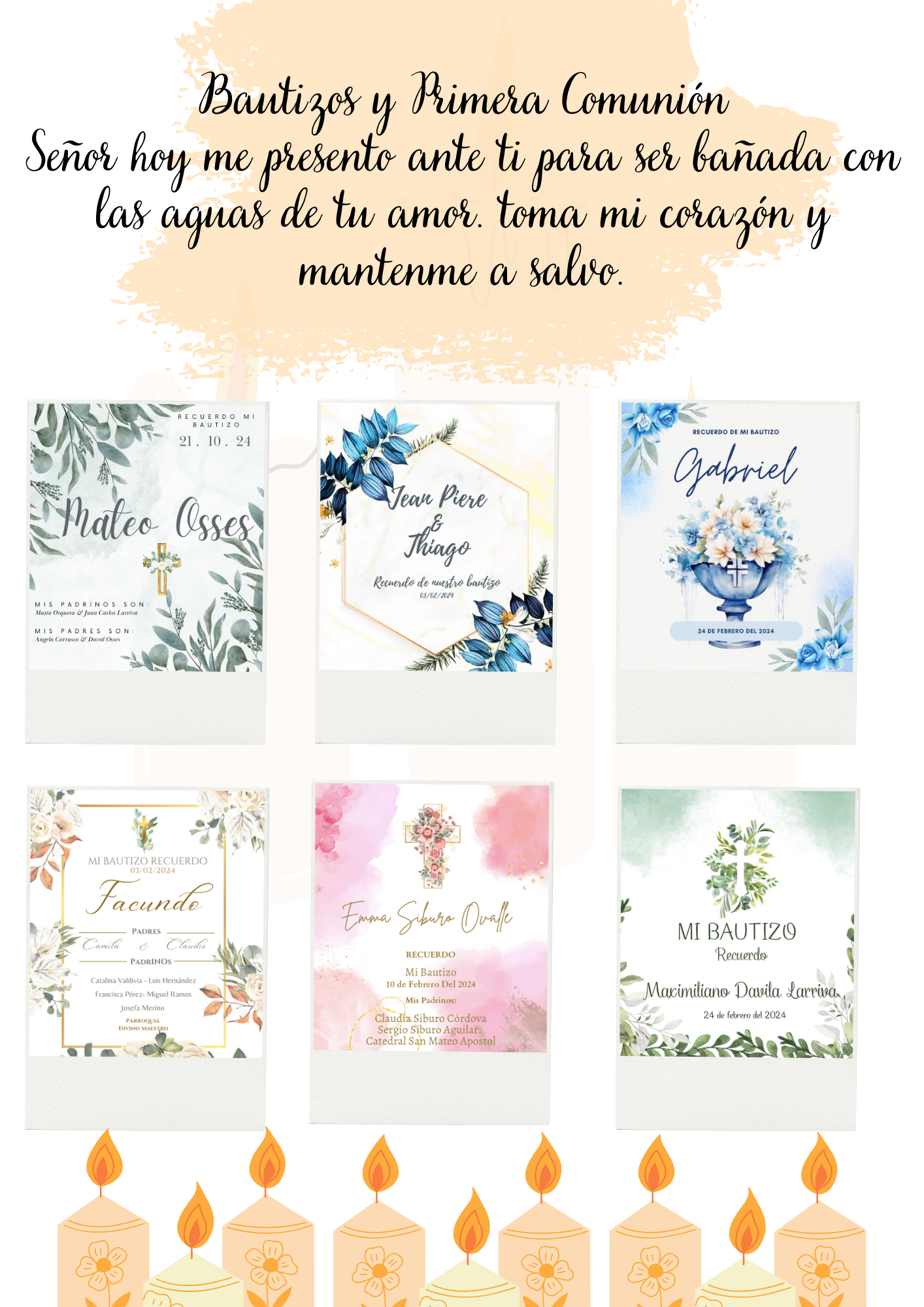 Pack 12 Mini Ositos Blancos Recuerdo Bautizo