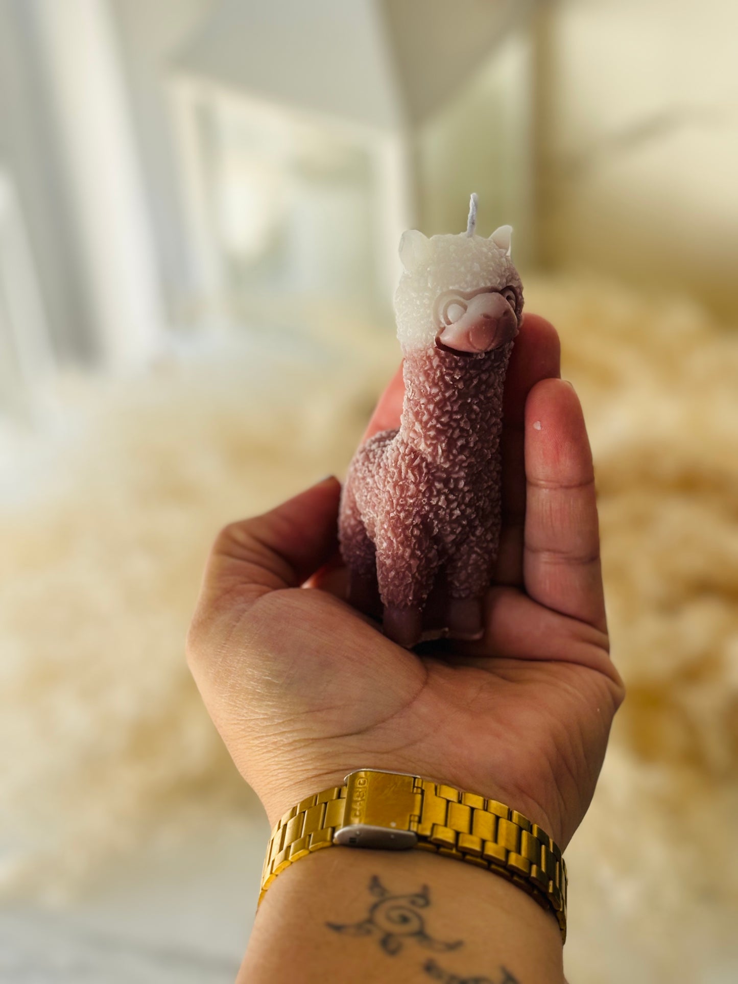 Vela alpaca souvenir