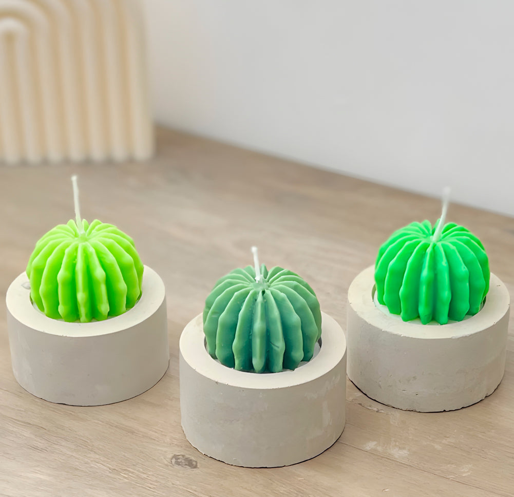 Molde para velas cactus