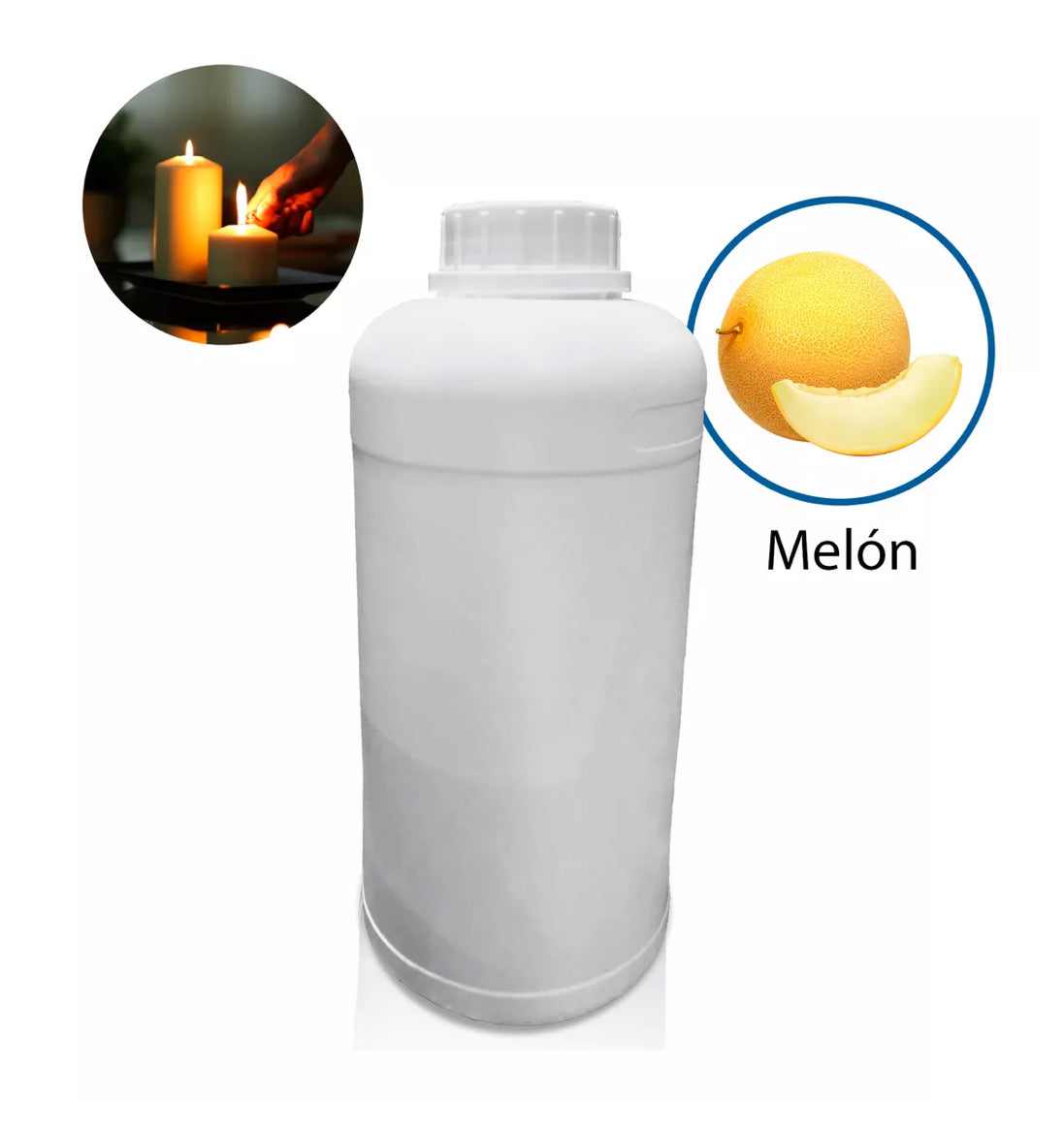 ESENCIA AROMÁTICA MELON FRAGANCIA PARA VELAS JABÓN AROMAS 1 LITRO