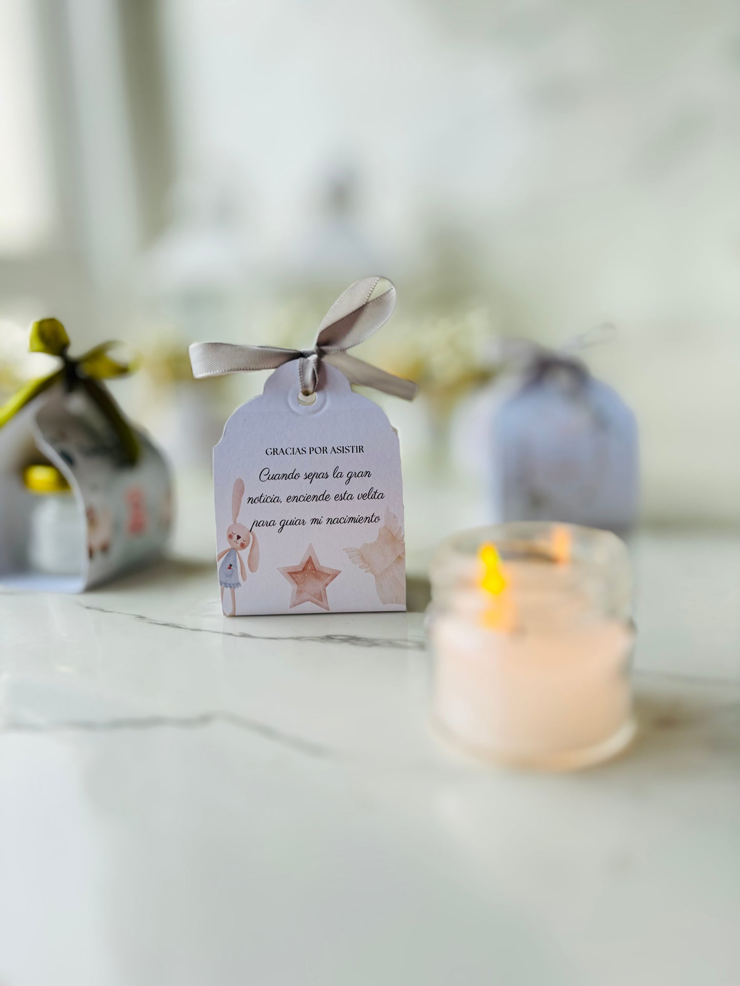 Vela 30 gramos baby shower