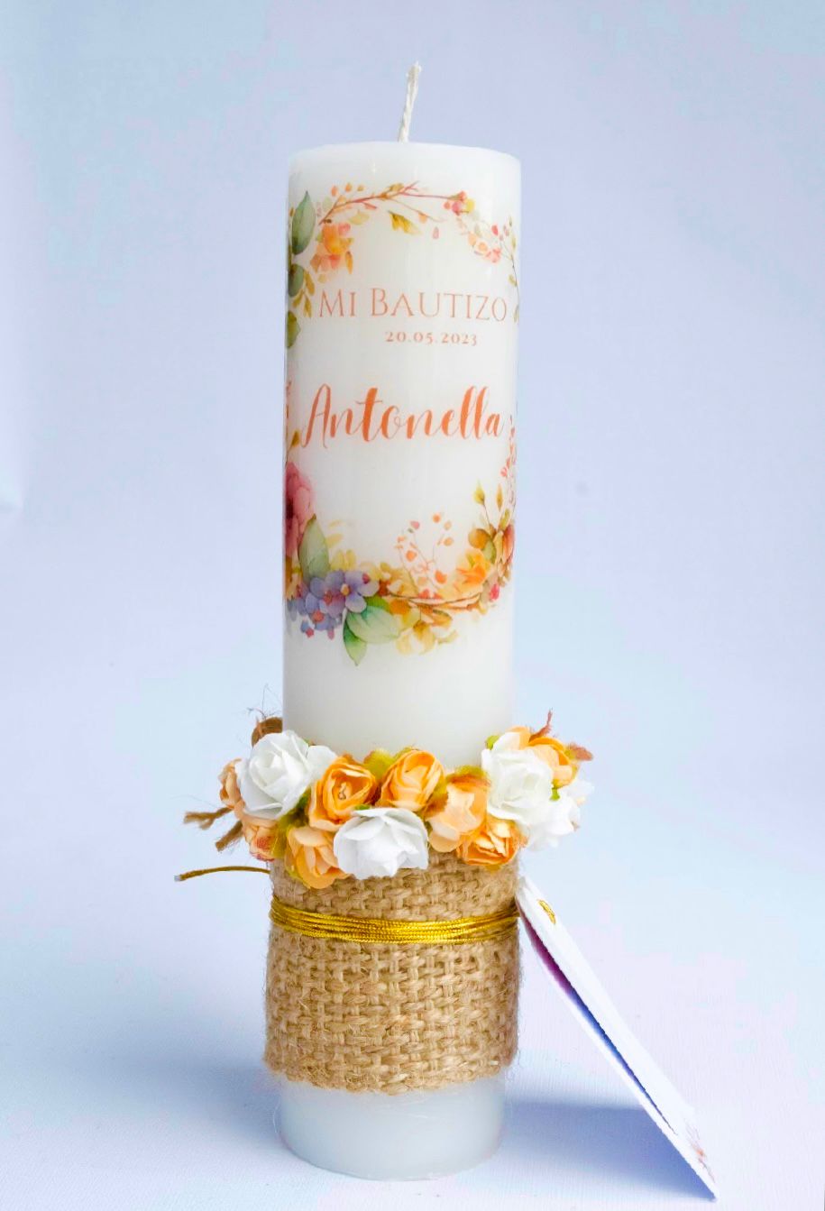 Cirio Ceremonia Bautizo Antonella