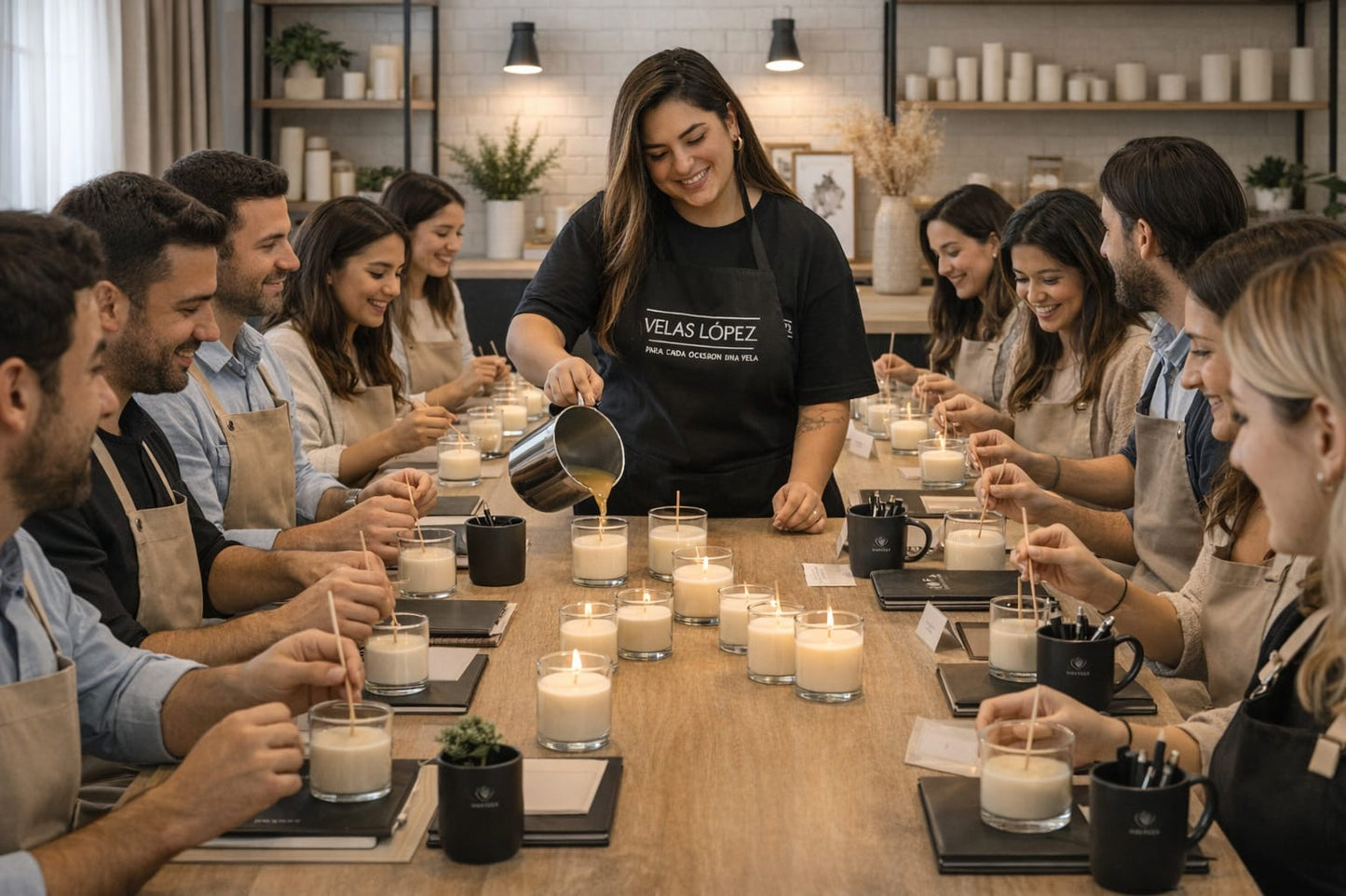 TALLER VELAS CERA DE SOJA EN FRASCO 27 JUNIO