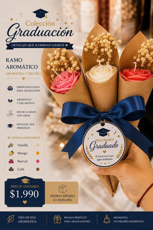 RAMO ROSAS VELAS GRADUACIÓN