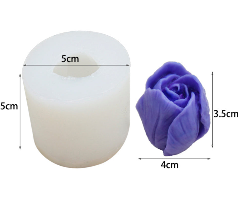 Molde silicona  tulipán