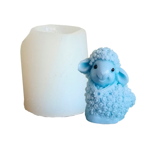 MOLDE DE SILICONA CORDERO, CORDERITO, OVEJA, OVEJITA COLLAR RESINA DECORACIÓN