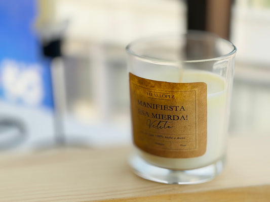 VELITA MANIFIESTA ESA MIERDA SOJA AROMÁTICA 300 grs