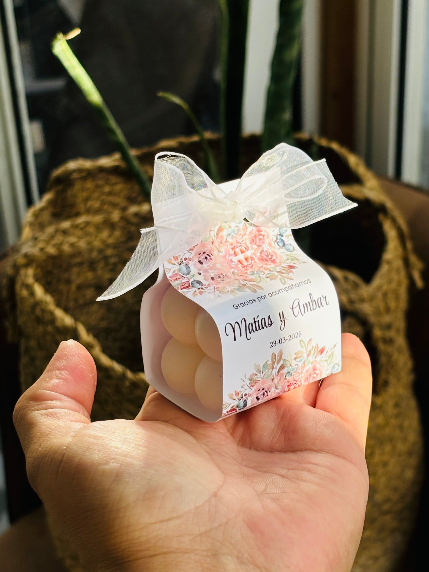 Vela burbuja mini + empaque personalizado