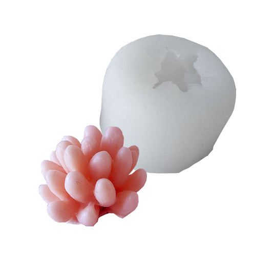 Molde silicona para vela suculenta