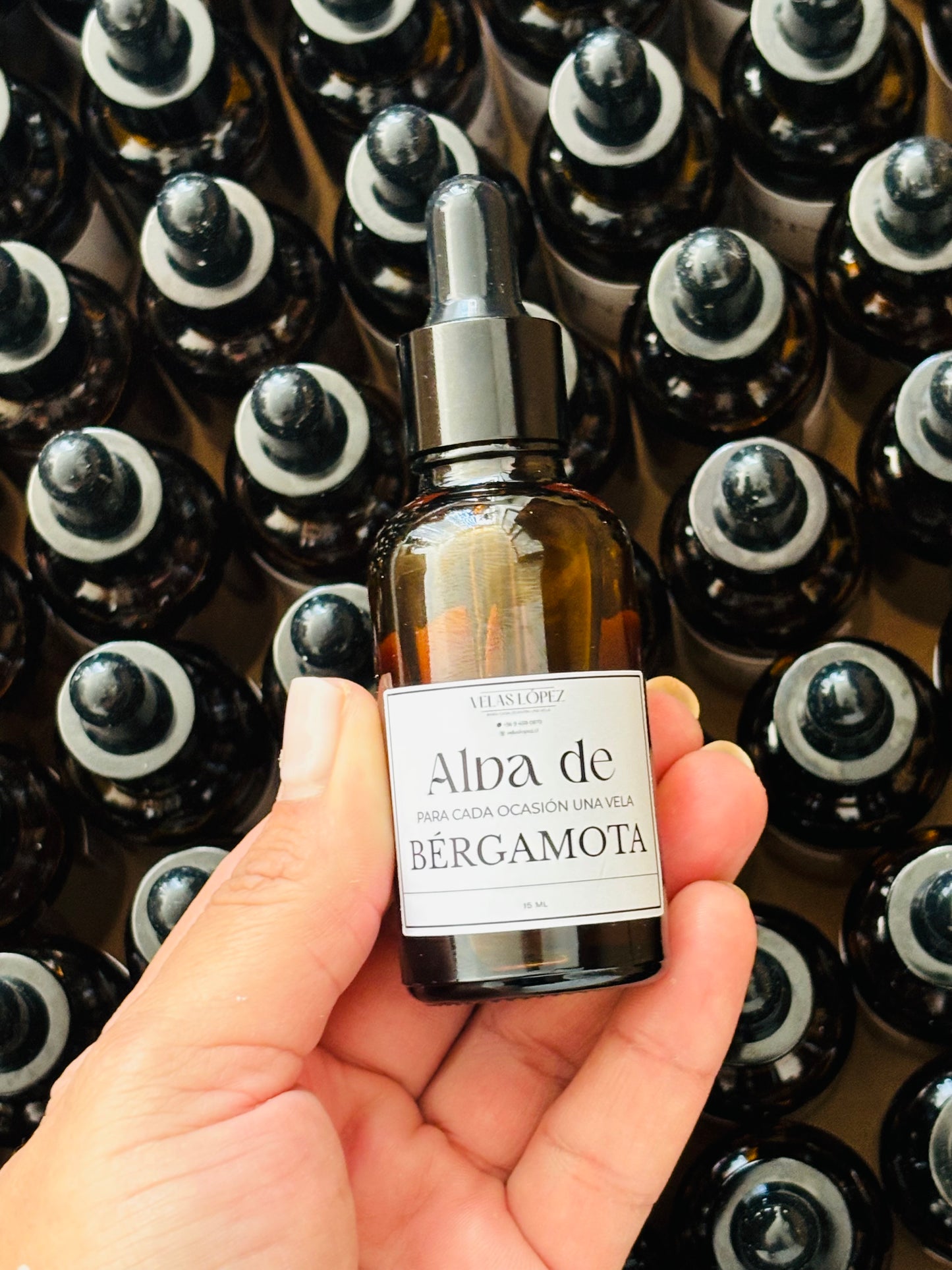 Aroma para velas bergamota 30 ml