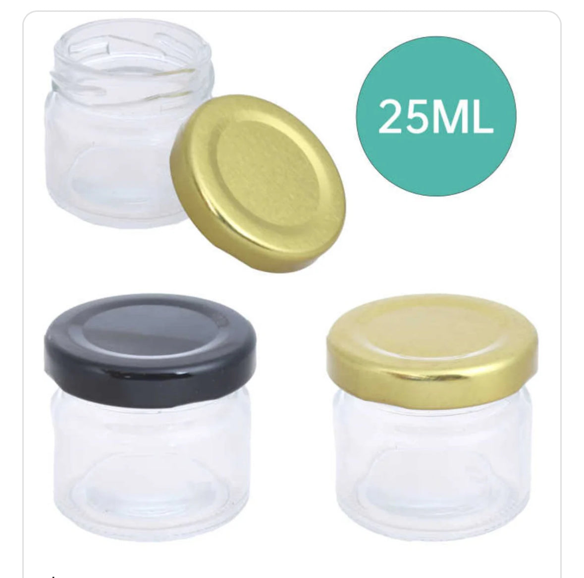 FRASCO DE VIDRIO 25ML