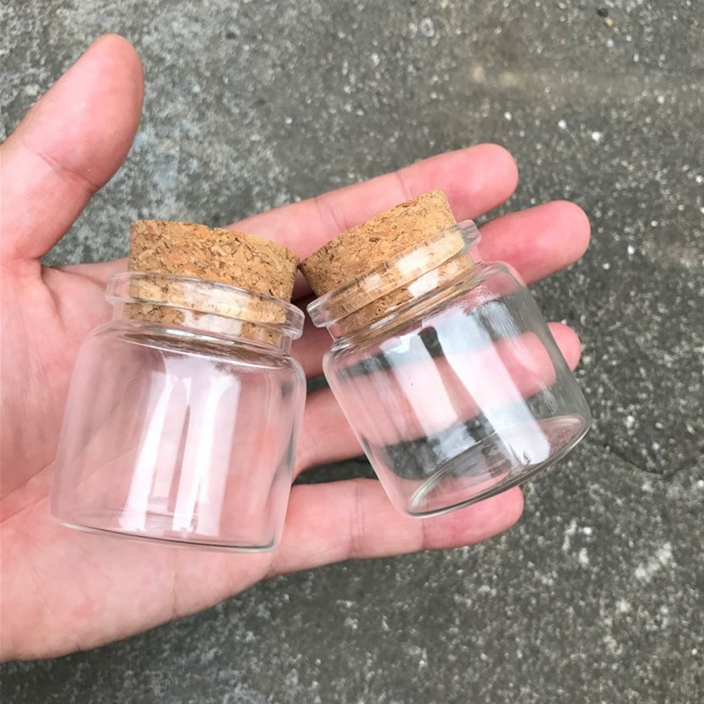 Pack 6 frascos tapa corcho 50ML