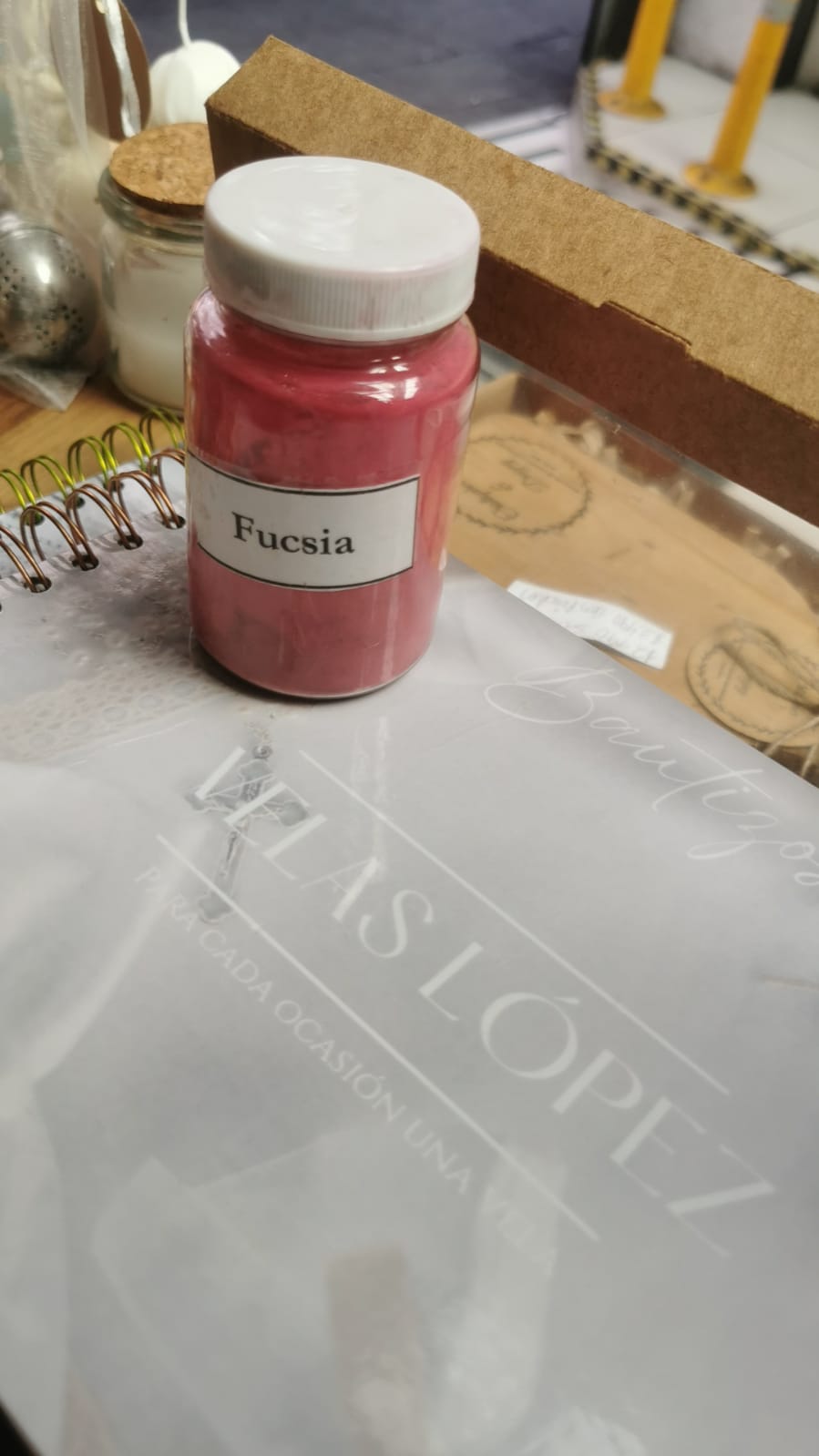 Colorante velas fucsia