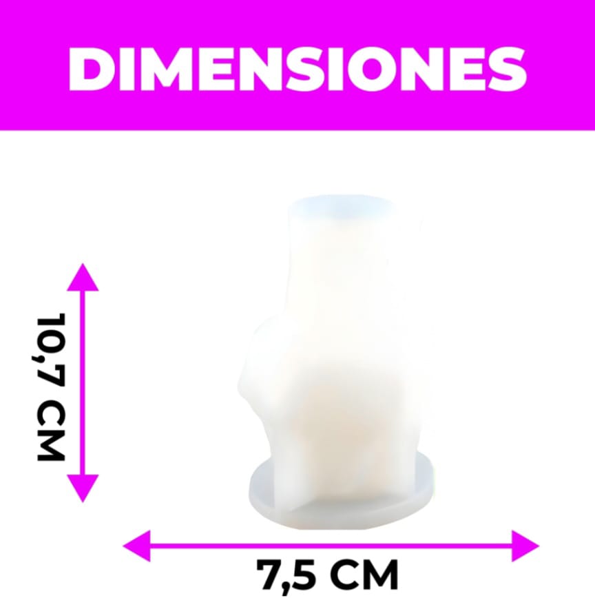 Molde de Silicona Ramo Tulipan Tulipanes Aromaterapia Velas